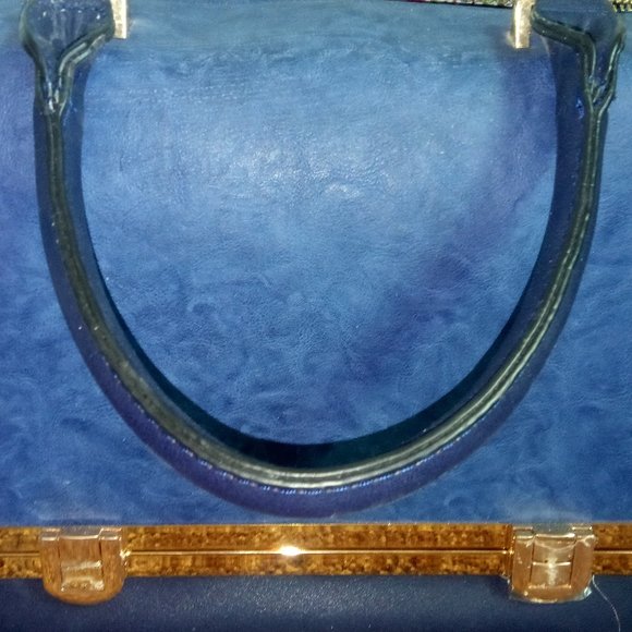 Blue on blue women's bag/purse - Picture 7 of 16